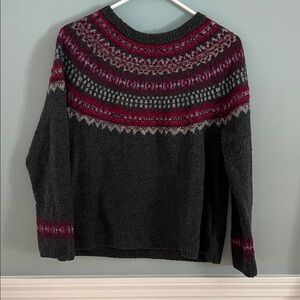 Cozy Fair Isle Knit Sweater